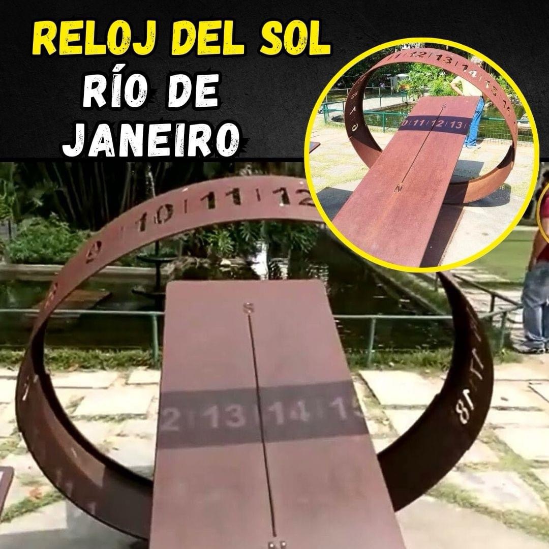El icónico Reloj de Sol de Río de Janeiro