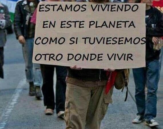 Cuidemos nuestro planeta es el único hogar que tenemos