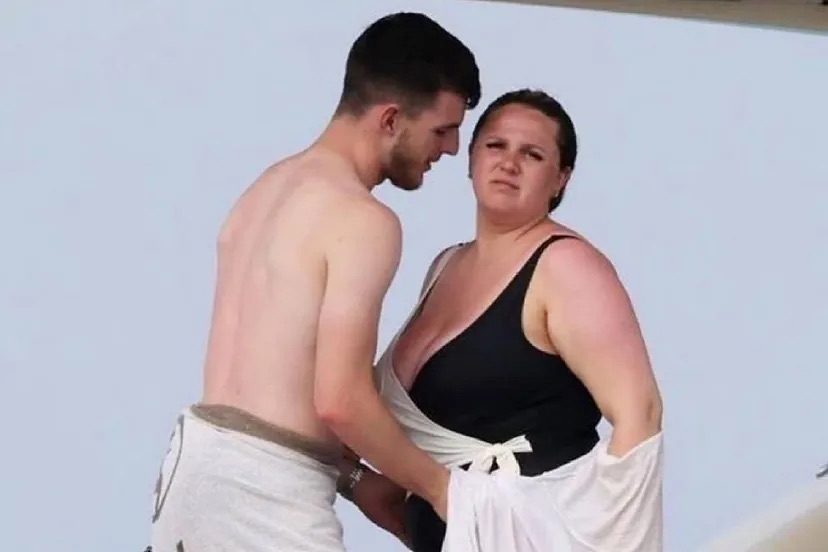 Declan Rice defiende a su novia por los ataques recibidos de gordofobia