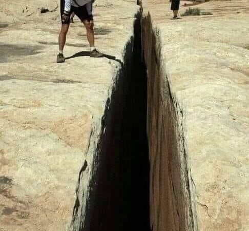 La profunda fisura «Black Crack» se encuentra en Utah, a kilómetros de la falla de San Andrés