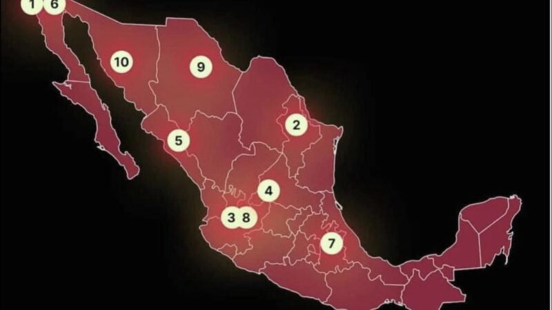 Estas son las 10 ciudades con más infieles en México