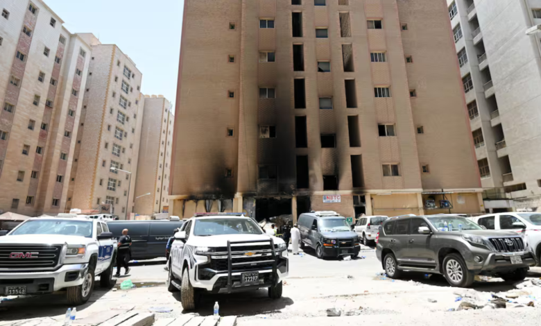 49 muertos deja incendio en un edificio en Kuwait