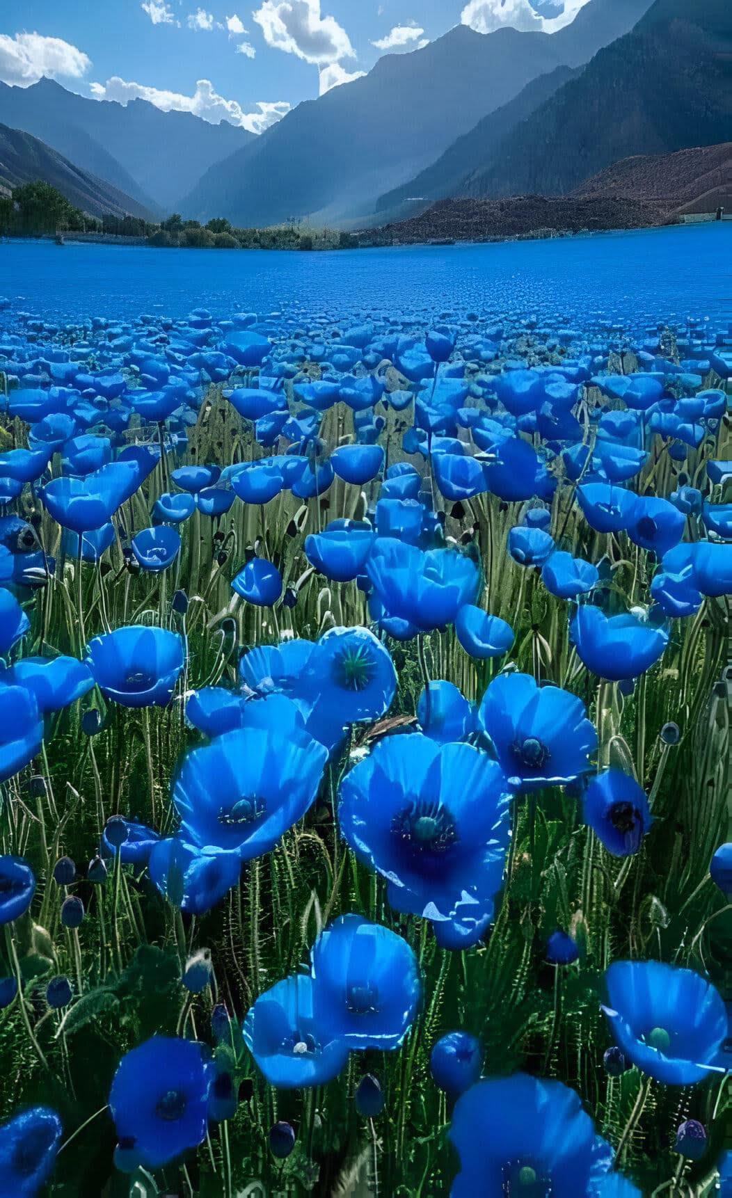 Amapolas azules del Himalaya; verdaderamente mágicas y encantadoras