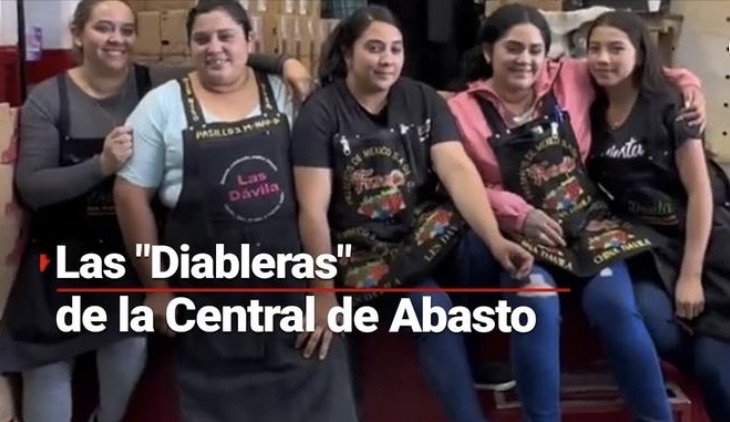 Las “Diableras” de la Central de Abastos: así trabajan las hermanas Dávila Reyes