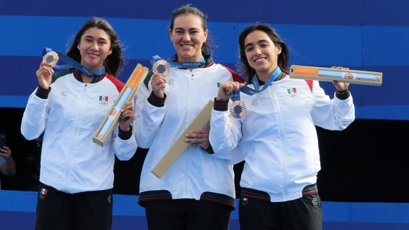 ¡Históricas! Mexicanas de tiro con arco ganan primera medalla olímpica de su historia por equipos femeniles&nbsp;
