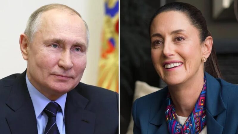 Claudia Sheinbaum invita a Vladimir Putin a su toma de protesta como presidenta de México