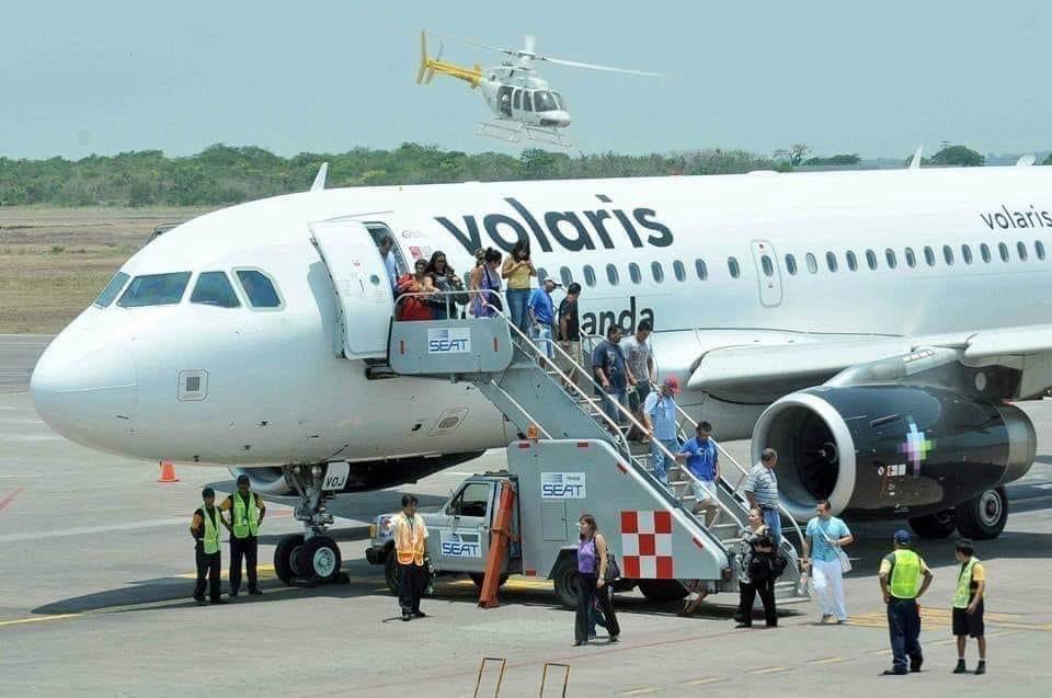Un tuxtleco estaba en el aeropuerto e iba a tomar un avión cuando algo llamó su atención