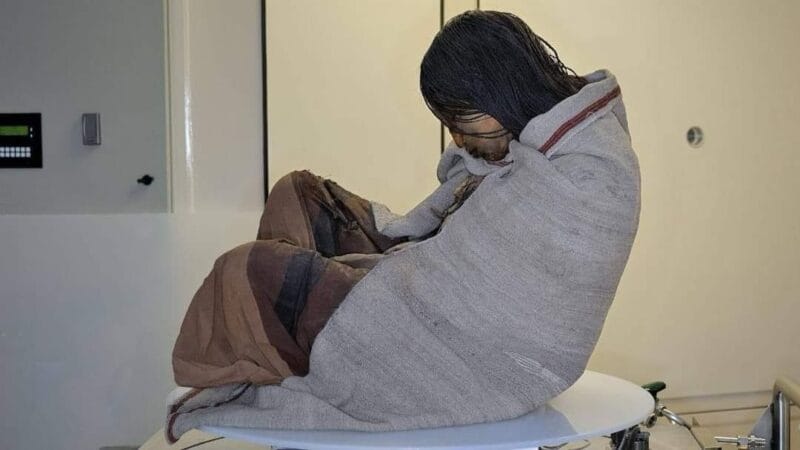 La niña inca conocida como «Doncella del Llullailaco» la momia mejor preservada que se ha encontrado