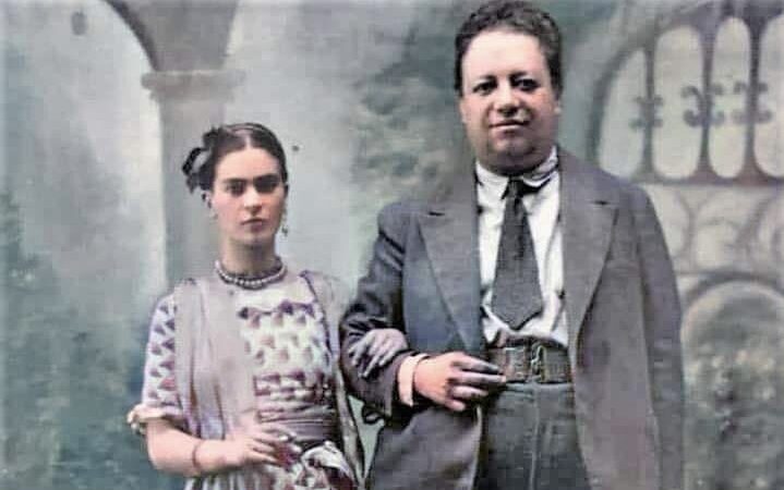 El día del matrimonio de Frida Kahlo