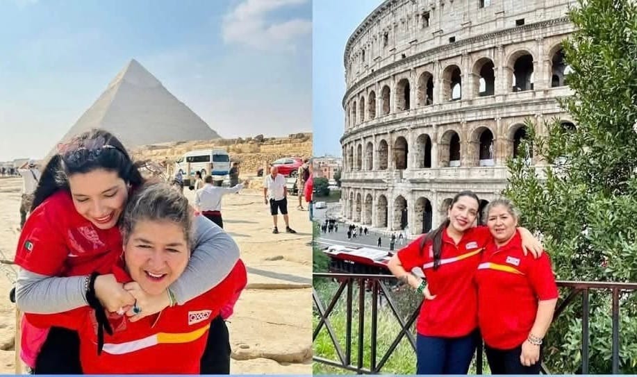 Madre e hija ex empleadas de Oxxo cumplen su sueño de viajar a Europa