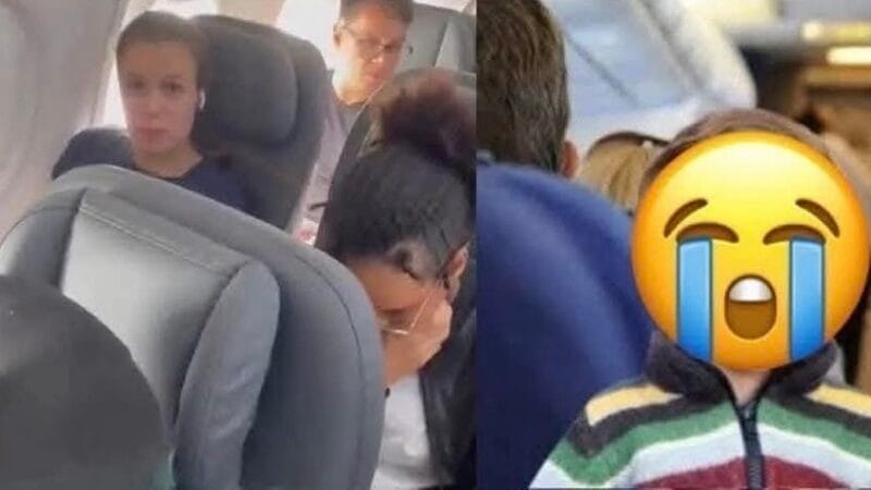 Mujer se negó a ceder su asiento de avión a un niño que hizo berrinche porque quería viajar sobre la ventana 