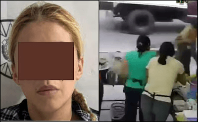 Cae mujer que arrojó aceite caliente a vendedoras de comida en Veracruz