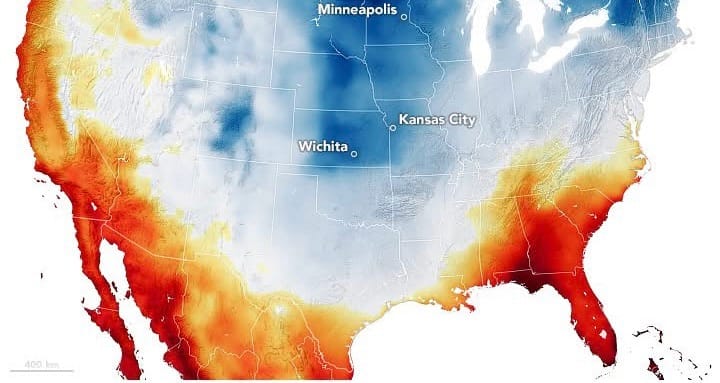 La primera gran tormenta de invierno de 2025 trajo nieve y hielo a Estados Unidos