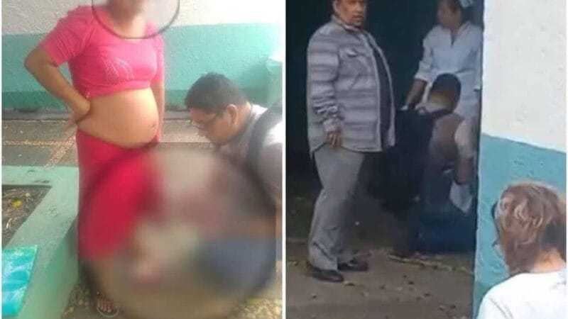 Nace en el patio del hospital IMSS de Jaltipan