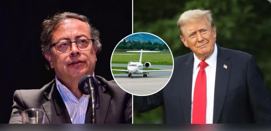 Petro envía avión presidencial para traer a colombianos deportados tras tensiones con Trump