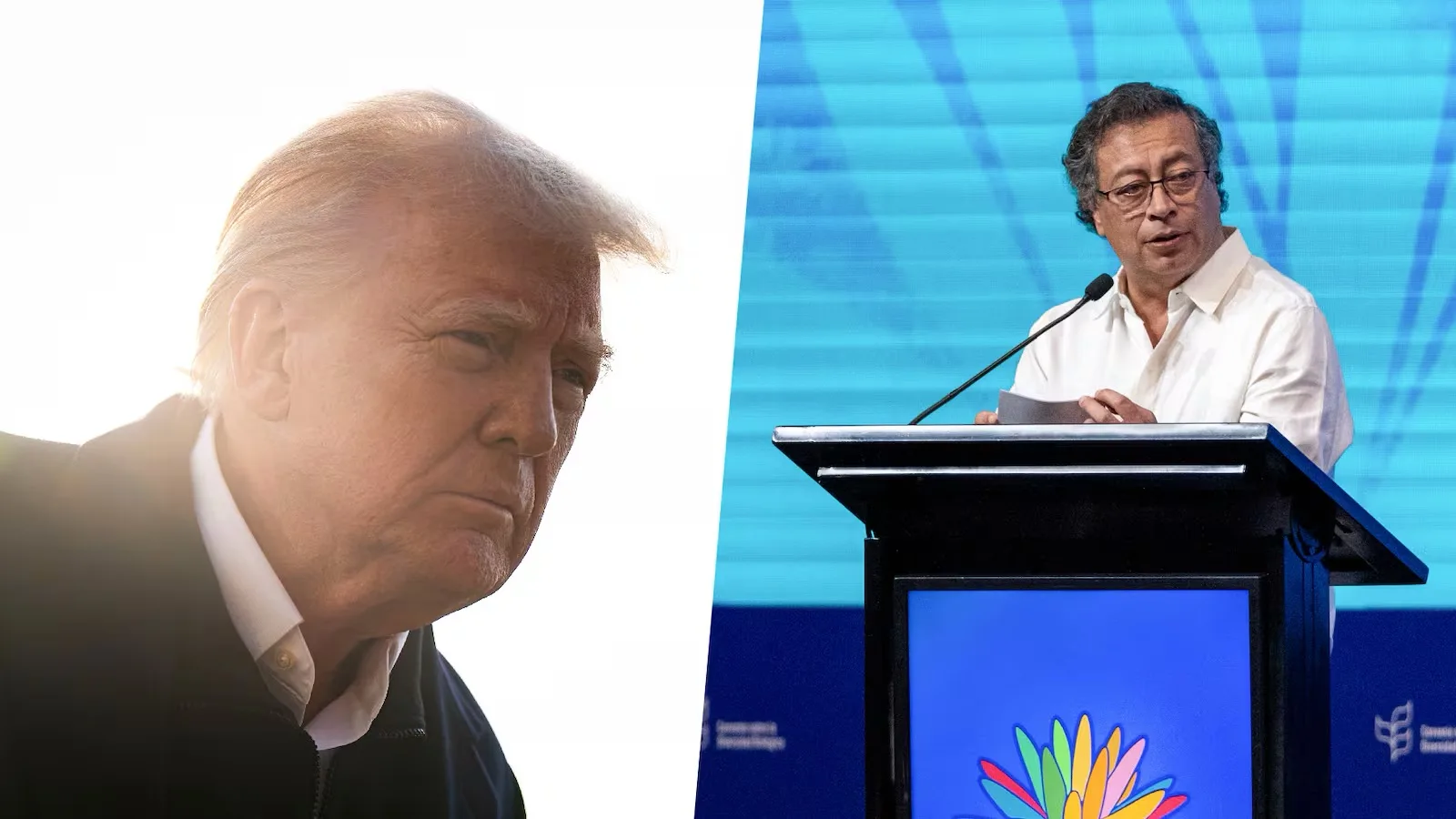 Petro responde a Trump con aranceles del 25% al 50% y lo reta a ‘tumbarlo’