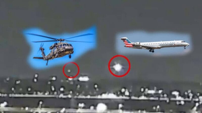 Helicóptero militar Black Hawk y avión comercial chocan en aeropuerto de Washington