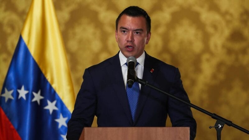 El presidente de Ecuador, Daniel Noboa anuncia aranceles de 27% para las importaciones de México