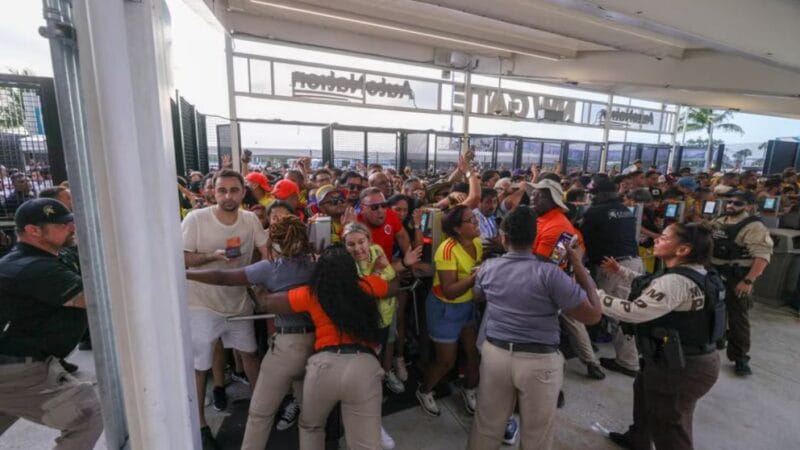 Colombianos que se colaron en la final de Copa América 2024 serían deportados por Trump