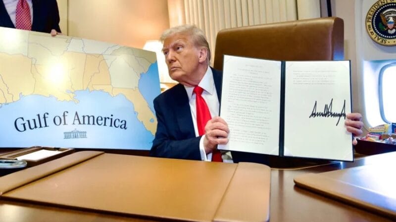 ‘Golfo de América’ solo en Google Maps para EE.UU.