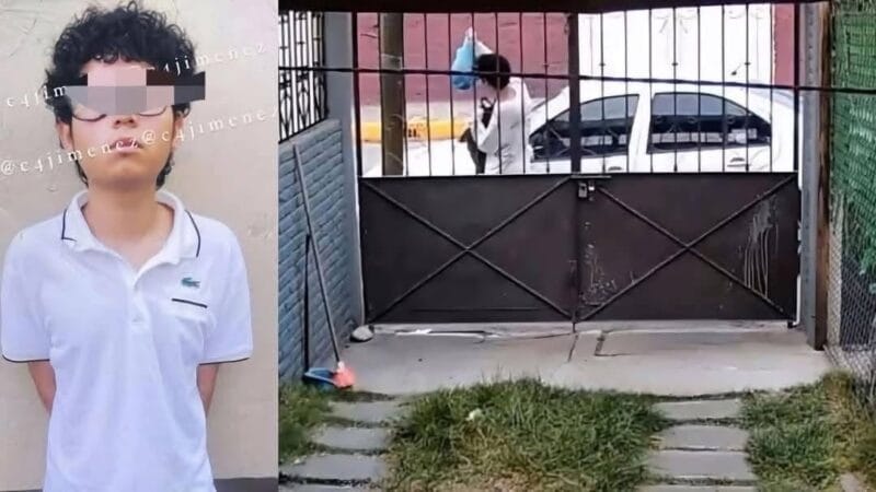 Padres de joven que abandonó a su bebé en Tultitlán lo llevaron a la Fiscalía