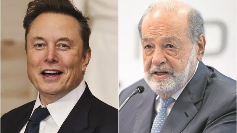 Carlos Slim cancela acuerdos con Starlink; Elon Musk pierde más de 7 mil millones de dólares