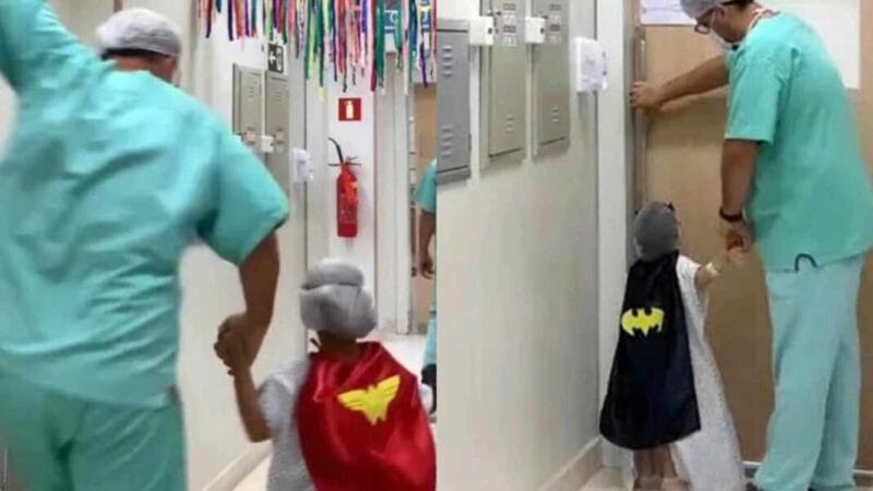 Cirujano pediatra viste a sus pacientes como superhéroes para hacerles menos estresante sus operaciones