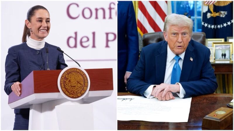 Trump asegura que Claudia Sheinbaum “es una mujer maravillosa” y destaca su idea para campaña contra drogas