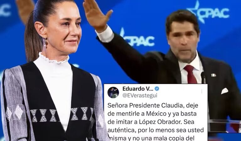 Eduardo Verástegui responde a acusaciones de racismo y clasismo por parte de Claudia Sheinbaum: “Es una mala copia de AMLO”