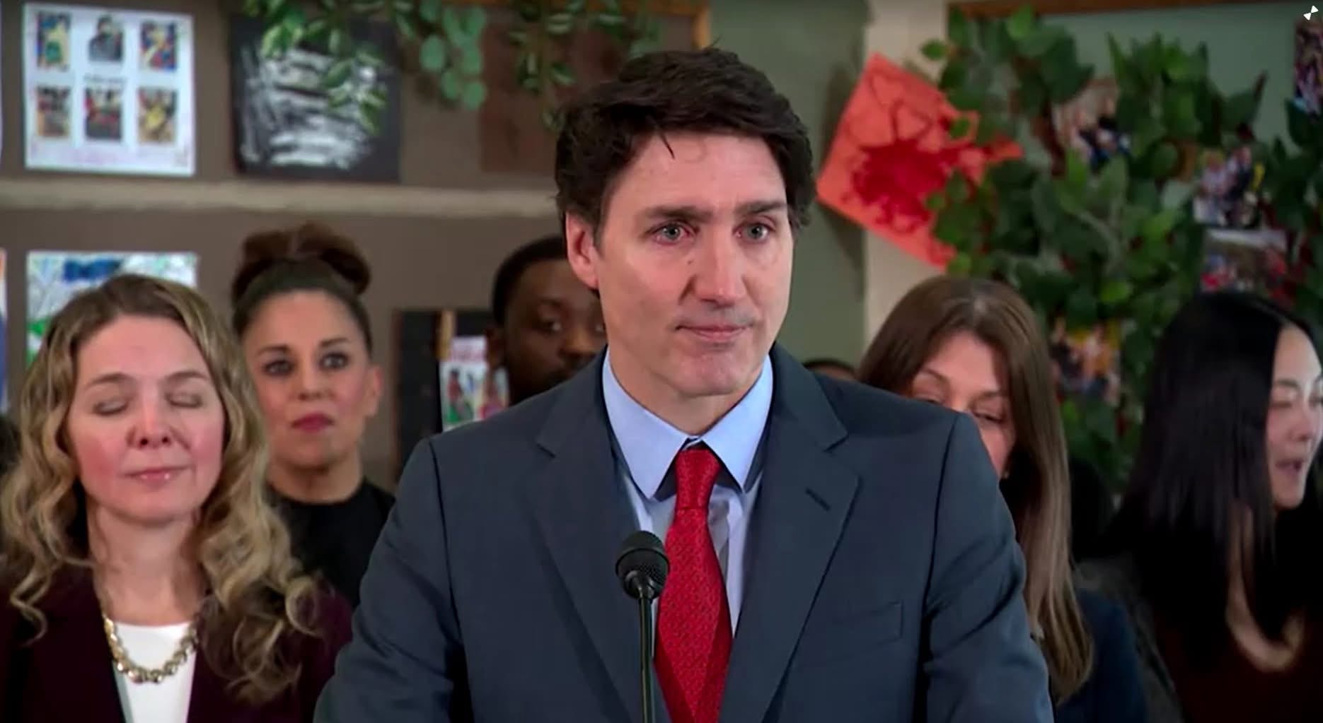 Trudeau llora a días de dejar su cargo; los he defendido, dice a canadienses
