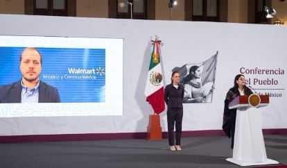 Gobierno de México anuncia inversión de 6 mil mdd por parte de Walmart para 2025 en el marco del Plan México