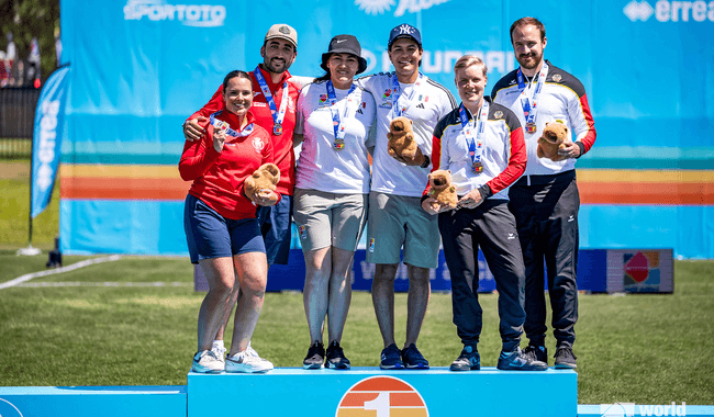 Con seis medallas, México es campeón de la Copa del Mundo de Tiro con Arco Florida 2025