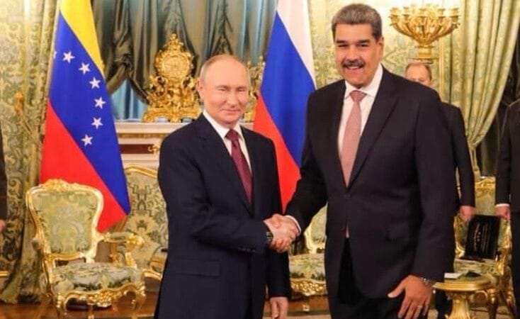 Putin recibe a Nicolás Maduro en el Kremlin para la firma de un nuevo tratado de asociación estratégica