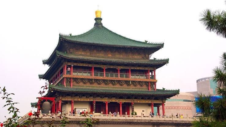 En China: se derrumba la Torre del Tambor, construida hace 650 años