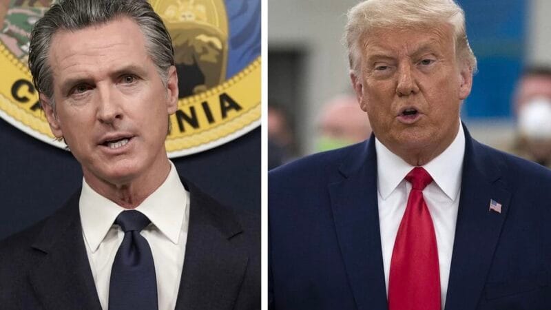 Newsom acusa a Trump de abandonar a sus propios soldados