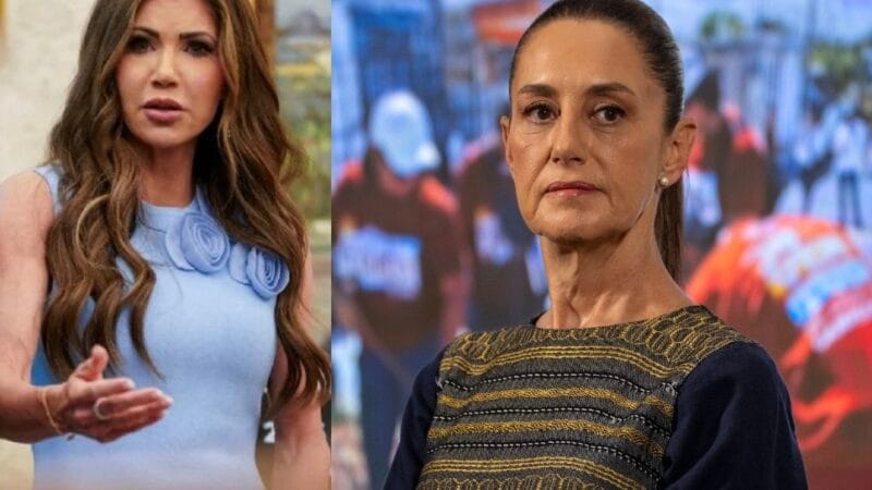 Sheinbaum le responde a Kristi Noem tras acusación de alentar a más protestas en Los Ángeles