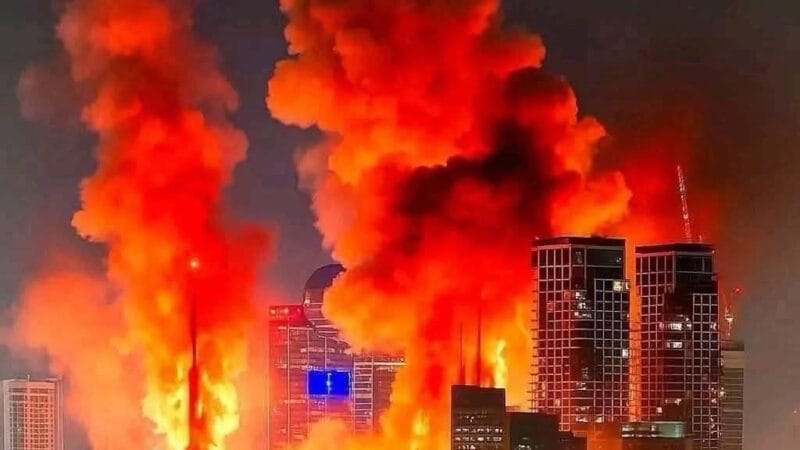 Letal bombardeo a la ciudad de Tel Aviv en Israel por parte de de Irán