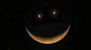 19 de junio de 2025; la Luna, Saturno y Neptuno se alinearán dibujando una cara sonriente