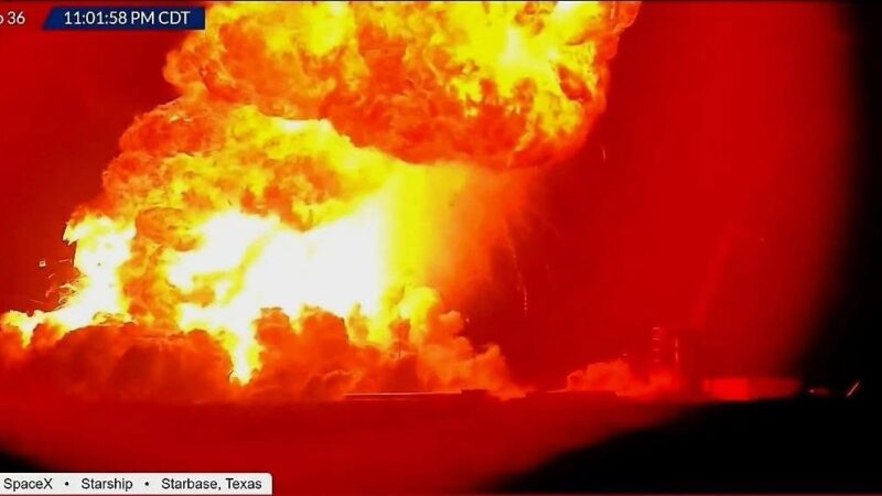 Acaba de explotar el starship 36 en Spacex