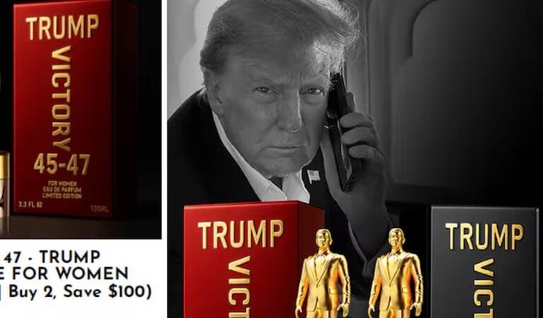 ‘Victoria’ es la nueva fragancia del presidente de EEUU, a menos de 5 mil pesos la botella