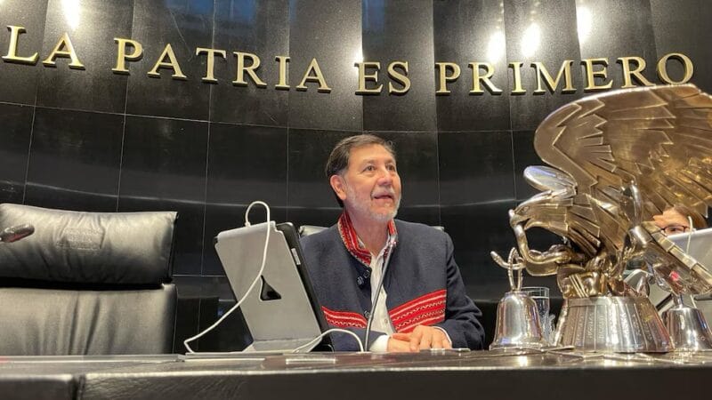 Noroña se despide como presidente del Senado: “La parte más importante de mi carrera política”
