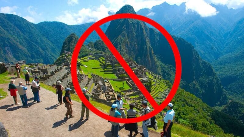 Machu Picchu acaba de entrar en la polémica ‘lista negra’ de destinos turísticos