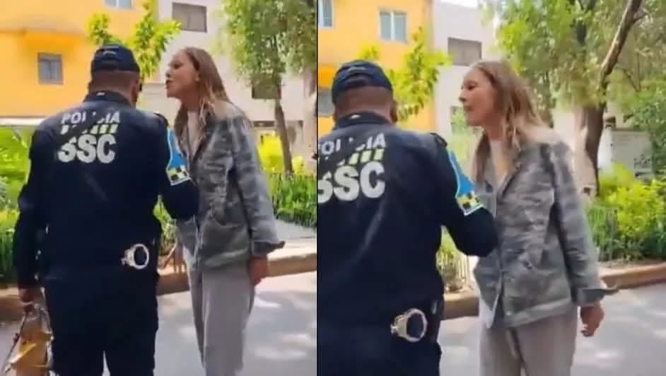 “Odio a los negros como tú”: mujer insulta a policía en CDMX y redes la bautizan como ‘Lady racista’