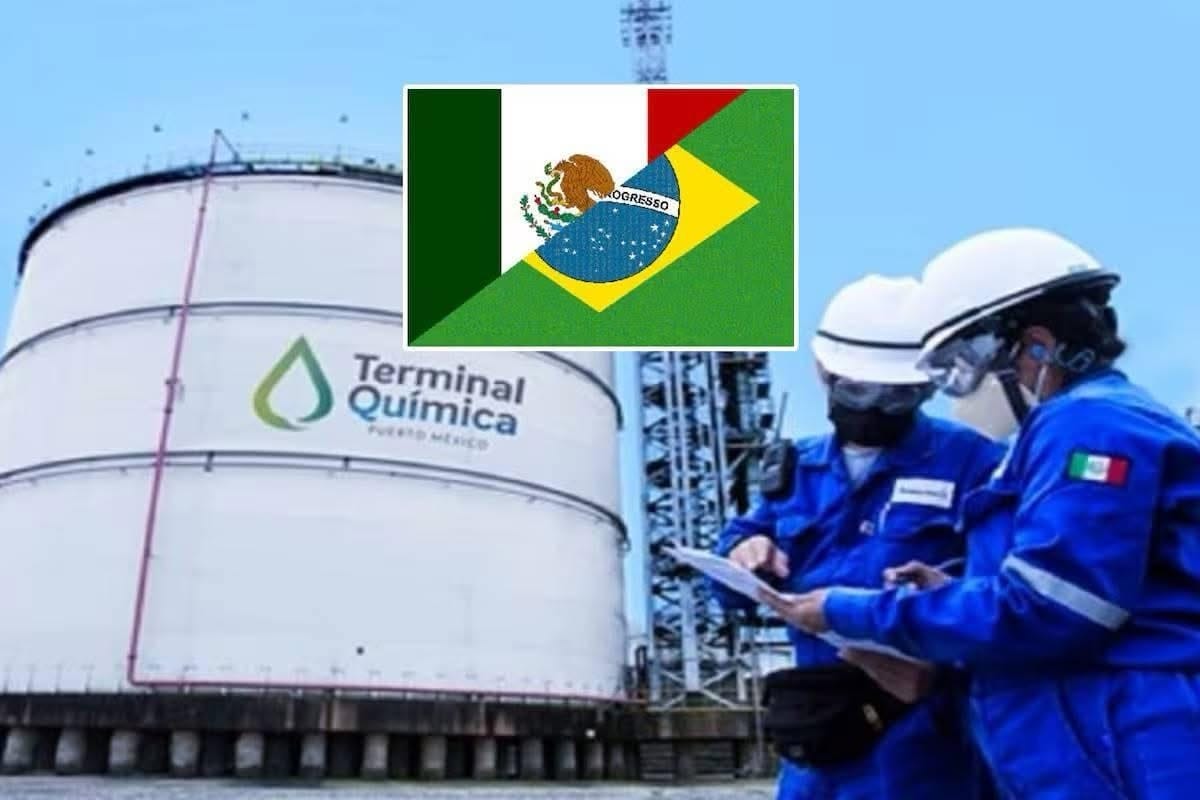 México y Brasil construirán terminal petroquímica Puerto México en BRICS para sacar hasta 80 mil barriles al día; Así será el proyecto en Veracruz