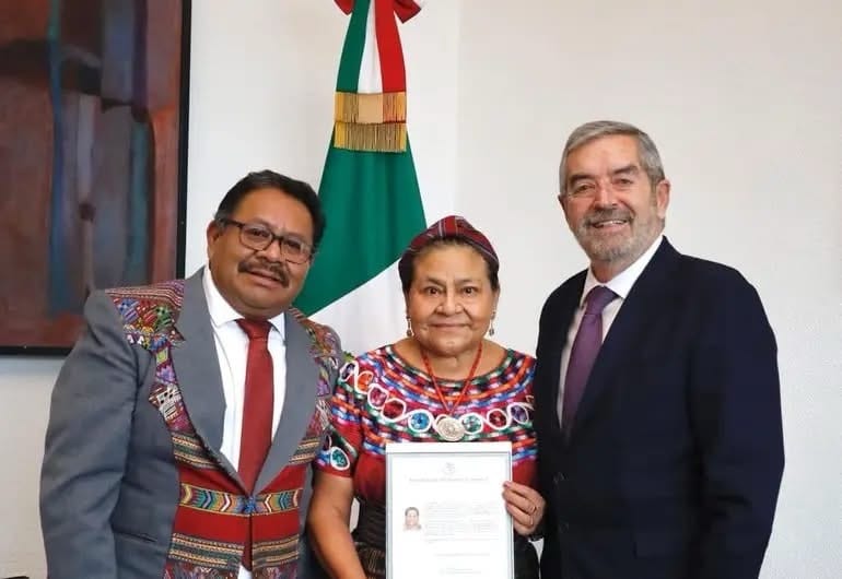 Rigoberta Menchú recibe la nacionalidad mexicana&nbsp;