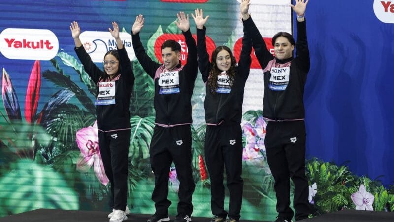México al podio con plata histórica en el Mundial de Deportes Acuáticos en Singapur&nbsp;