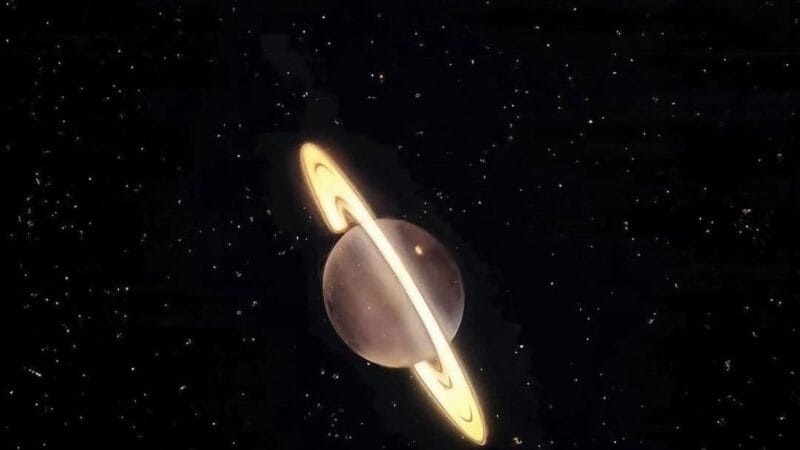 Primera imagen de Saturno en infrarrojo cercano, capturada por el telescopio espacial James Webb