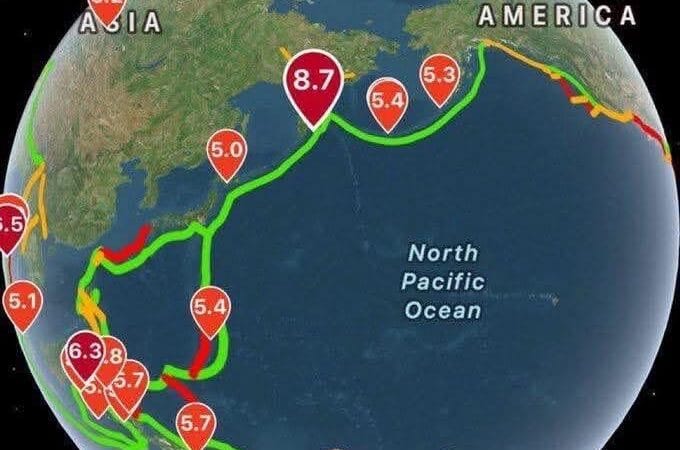 Terremoto de 8.8 grados en Rusia: el sexto más fuerte de la historia