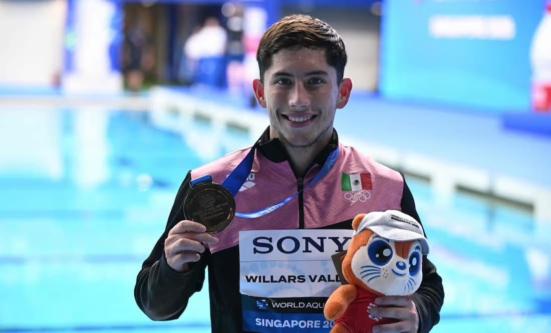 Randal Willars gana bronce en el Mundial de Natación y desbanca a China del podio de plataforma de 10 metros