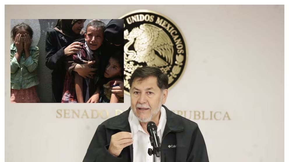 Gerardo Fernández Noroña plantea traer a México a niños huérfanos de Gaza por conflicto armado